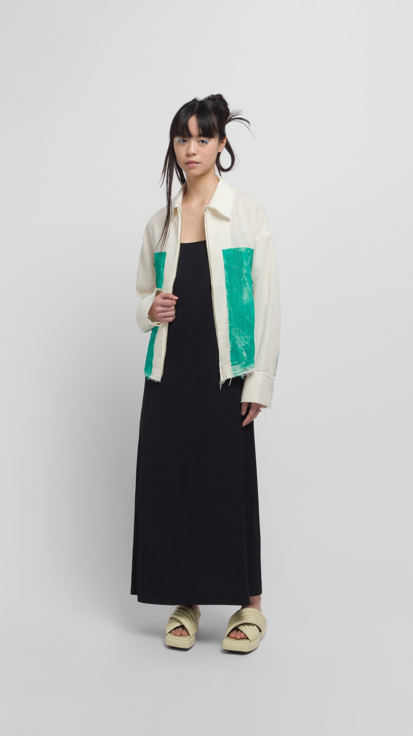 Future Present - SHINYAKOZUKA | Fable Zip Jacket With Painting