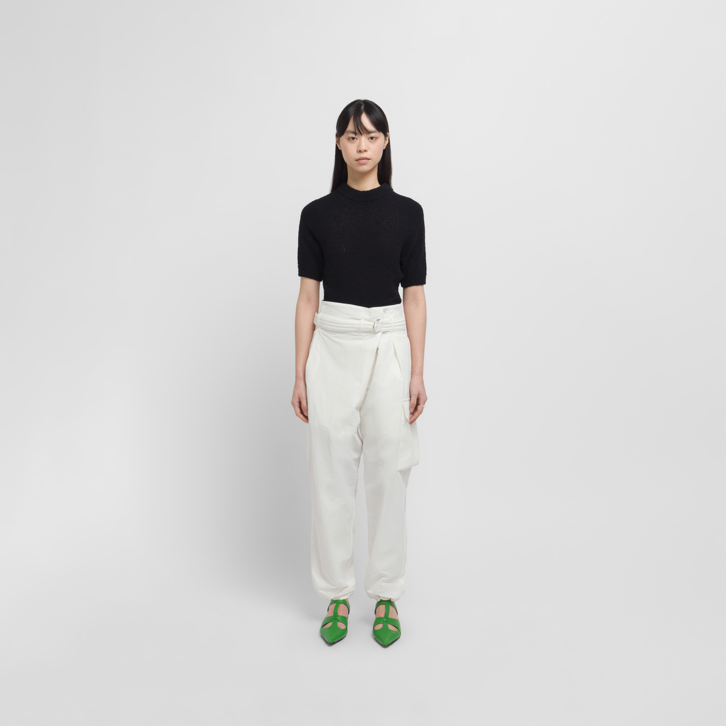 Future Present - YOKE | Painted Wide Baker Trousers