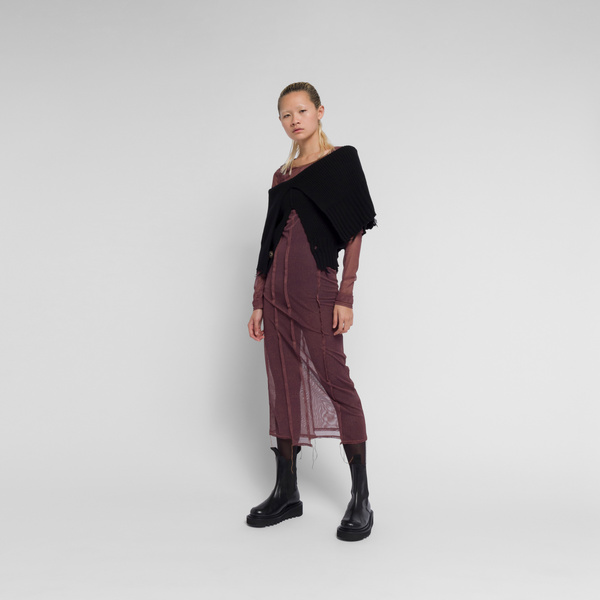 Future Present - PERVERZE | Double Layer Knit Dress