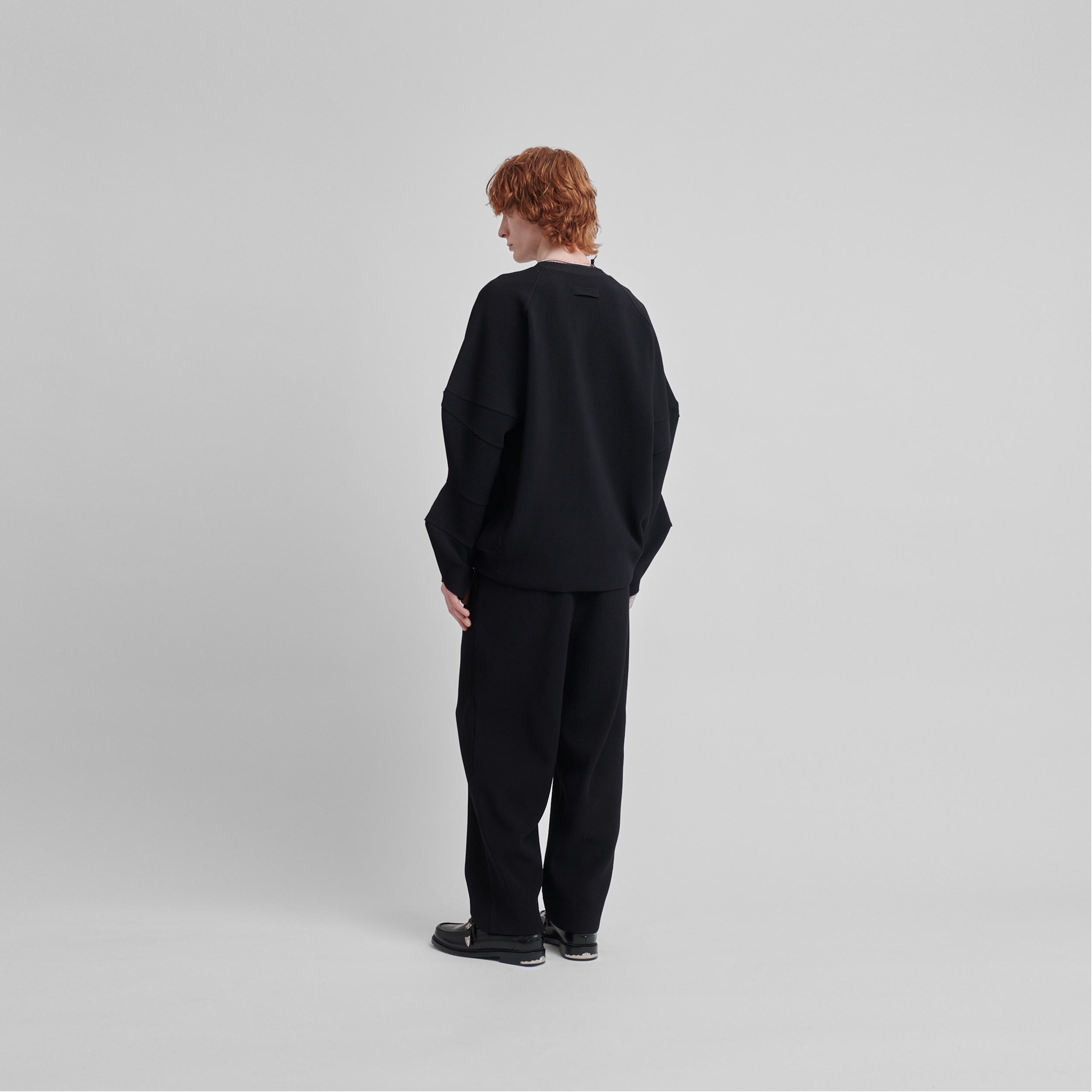 【ssstein】gradation pleats long sleeve stein / シュタイン】GRADATION PLEATS COMBINATION SLEEVES LS