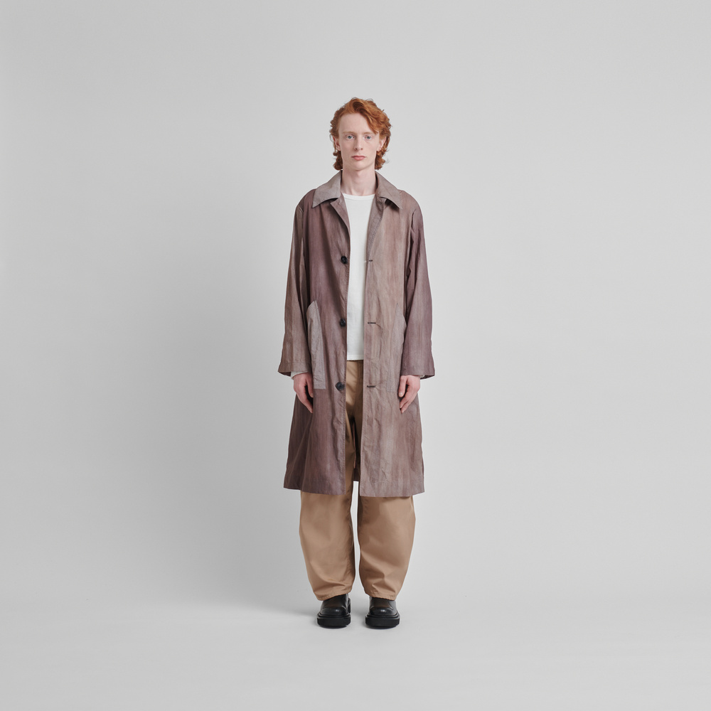 新品FUMIKA_UCHIDA SCARF COLLAR TRENCH COAT Crush Long Cape Coat Olive Online | Zimmermann
