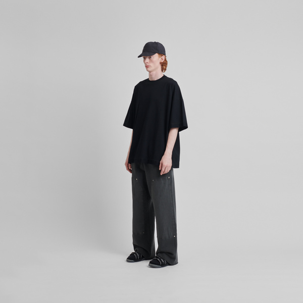 [EENK]ZIRINA Oversized Shirt - Black★日本未入荷 324_4159c78588-
