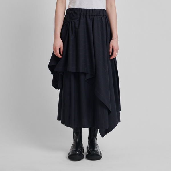 新品 JUUKIFF GATHERED SKIRT IN WOOL JUUKIFF(ジューキフ)のGATHERED SKIRT IN WOOLの通販｜PALETTE