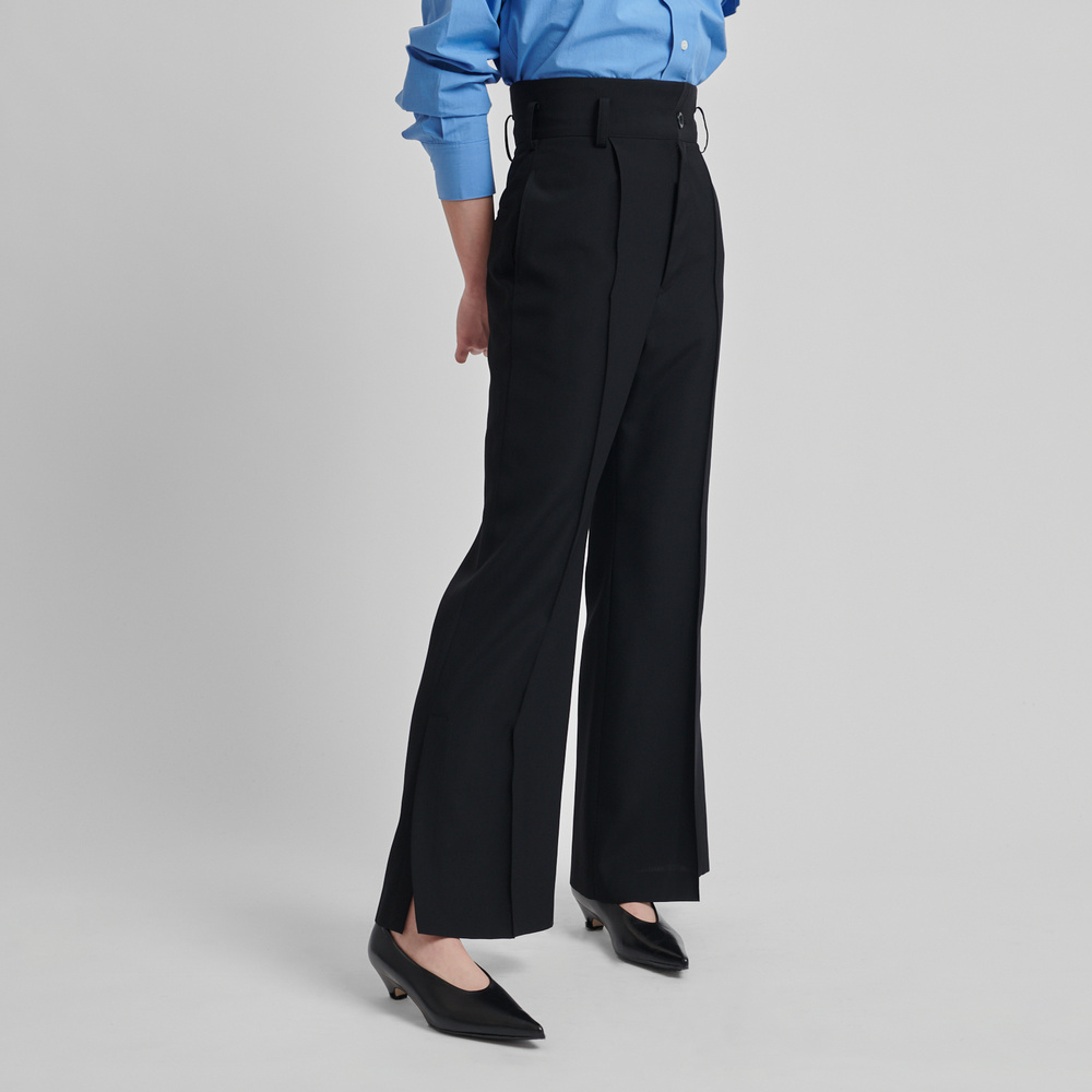 Future Present - MAME KUROGOUCHI | Wool Venetian Trousers